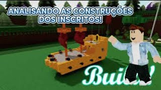 Analisando as construções dos inscritos pt.1⛵️