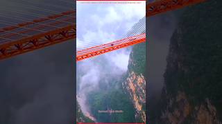 China ने बनाया दुनिया का सबसे ऊंचा ब्रिज? 🌉 | beipanjiang bridge in china | #shorts #chinabridge