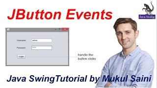 #6.1 Java Swing Tutorial | JButton Events part-1 | How to implement ActionListener in java Swing