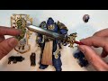 unboxing u0026 review of joytoy x warhammer 40k ultramarines space marine captain with relic shield