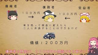 民法を１条から順に解説するよ！　第４２４条の４　過大な代物弁済等の特則　【民法改正対応】【ゆっくり・VOICEROID解説】