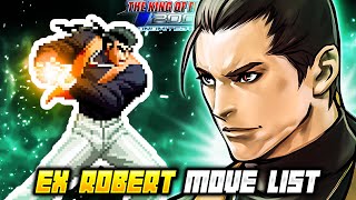 EX ROBERT MOVE LIST - The King of Fighters 2002 Unlimited Match (KOF2002)