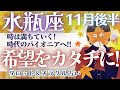 【水瓶座】見逃し注意!! 『変容の星、冥王星 11/20 水瓶座入り』超シンクロする重要メッセージ🌟✨【仕事運/対人運/家庭運/恋愛運/全体運】11月運勢  タロット占い