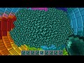 What if you throw all 1.000.000 at once in Minecraft?