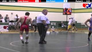 Sunkist Freestyle 55kg - Aso Palani vs. Cody Brewer