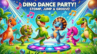 Dino Dance Party! Stomp, Jump \u0026 Groove! @ToonPoemMagic4Kids nursery rhyme and kids song