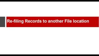 Working on File Reference using KRIS Document and Record Management System