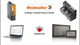 Codesys runtime license install on Weidmuller Controller or gateway.