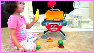 Playskool Charlie Coal The Talking Grill Playset with Toy Foods! itsplaytime612