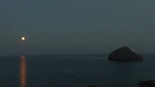 full moon lunar eclipse July 2018 timelapse