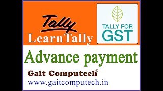 GSTR-2 advance payment entry to Supplier under GST, GSTR-2 Report Not showing Advance entry