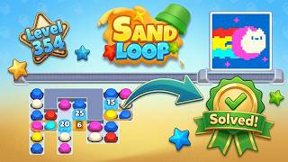 🏖️ Sand Loop Level 354 Walkthrough | 100% Solution Guide 🧩