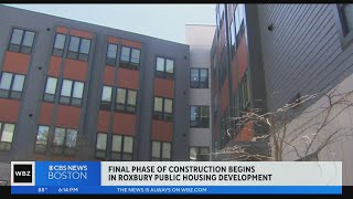 Groundbreaking marks start of final phase of public housing construction in Roxbury
