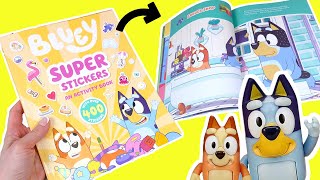 Bluey and Bingo Super Sticker Activity Book with Games, Puzzles, Dolls