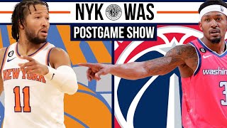 New York Knicks vs Washington Wizards Postgame Show