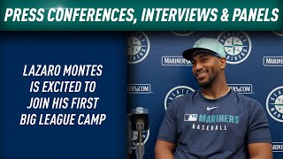 Spring Training Media Session (Feb. 16): Lazaro Montes