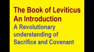 Leviticus: An Introduction, Catholic Bible Study, the Book of Leviticus, Fr. Tim Peters