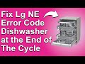 How To Fix The LG NE Error Code Dishwasher - Meaning, Causes, & Solutions  (Troubleshoot In Seconds)