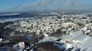 Mein Fichtelgebirge: Flug Weißenstadt und Waldstein Winter 2016