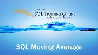 SQL Moving Average - SQL Server Training, Subquery, Datediff, Dateadd 2019