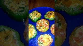 Amazing Stuffed Peppers Recipe | Bangali Food Recipes #viralvideo #food #eggdishes #ytshorts