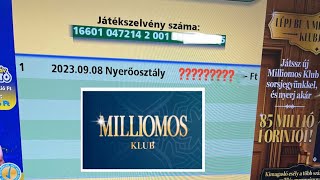 Életem eddigi legnagyobb nyereménye kaparòs sorsjegyen! 🔥🔥🔥MILLIOMOS KLUB SORSJEGY 💸💸💸