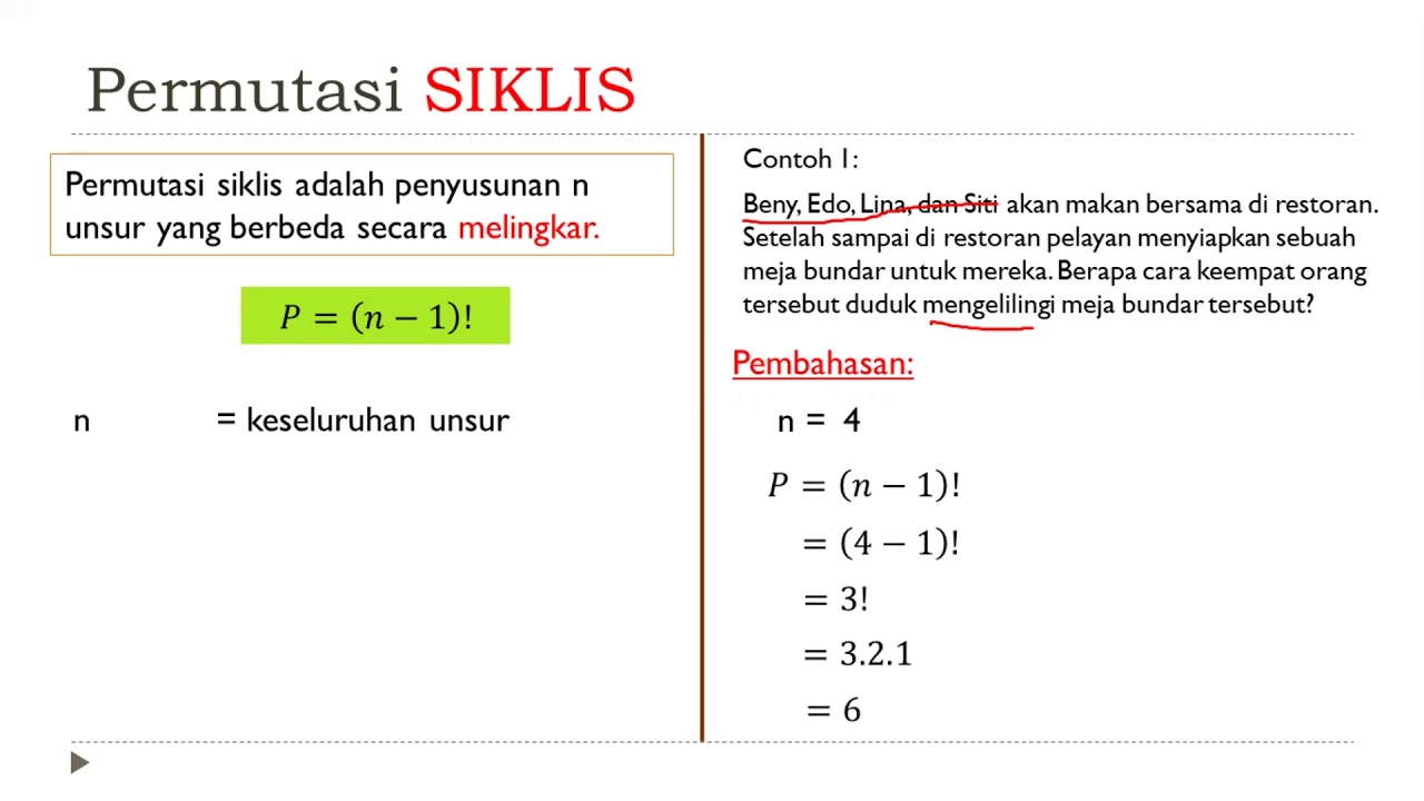 JENIS PERMUTASI - YouTube