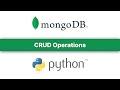 MongoDB with Python   CRUD Operations