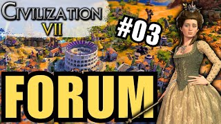 Errichtung des römischen Spezialbezirks (Forum)! | Civilization 7 | Katharina die Große (03)