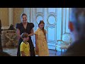 princess estelle and prince oscar swedish womes national football team after the medal