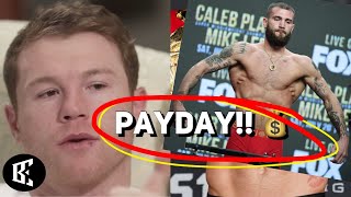 BREAKING!!! CANELO VS CALEB PLANT FIGHT FOR UNDISPUTED PAYDAY, CANELO VS. PLANT 100