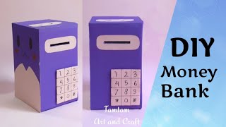 Cara mudah membuat celengan dari kardus bekas||Ide kreatif dari Kardus||DIY Piggy Bank