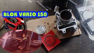 Proses merakit blok vario 150