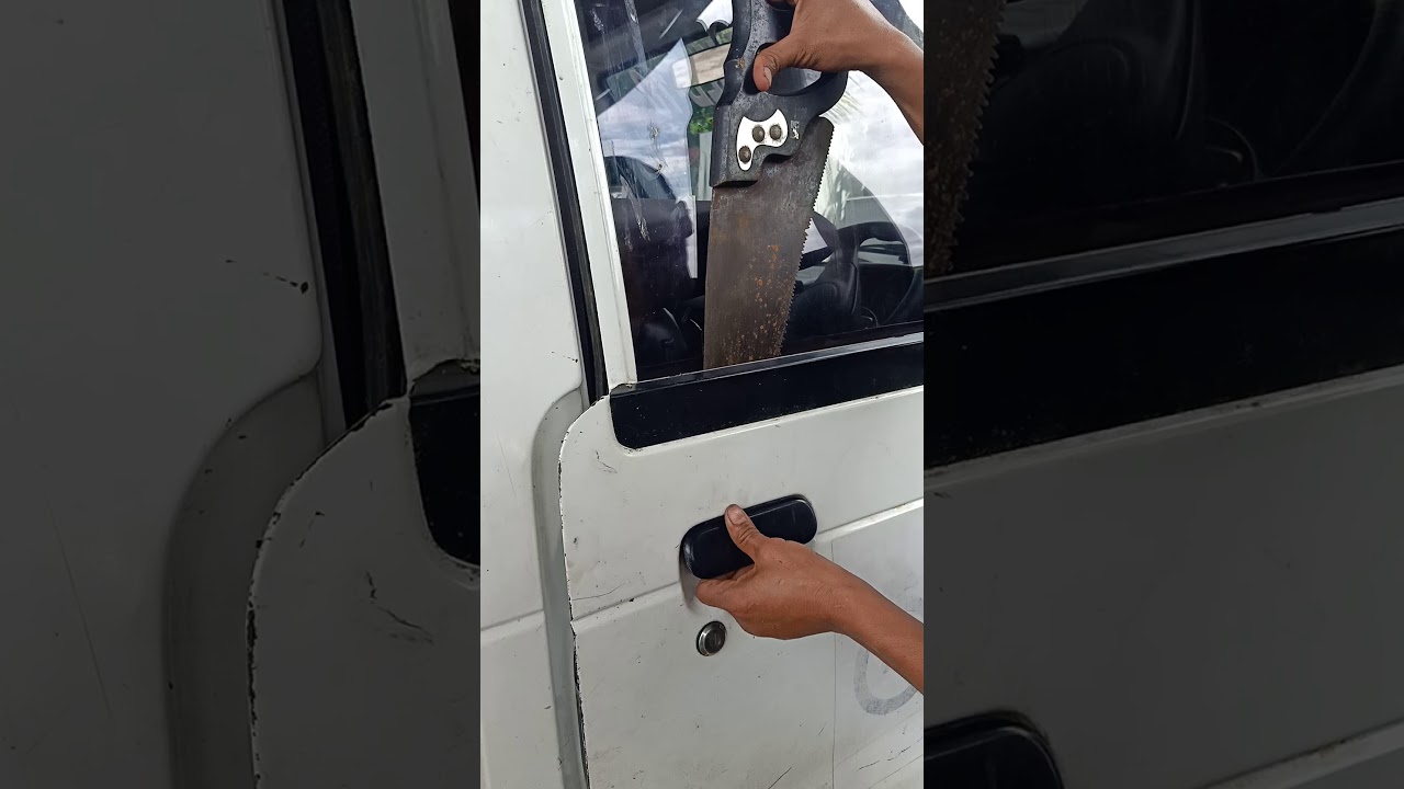 Cara Cepat Buka Pintu Mobil Carry Terkunci Di Dalam - YouTube