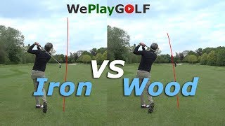 Iron swing vs fairway wood swing: differences explained