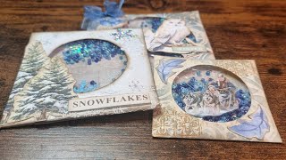 Shaker Journal Cards - Winter Woods - Making Ephemera