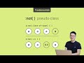 :not() CSS pseudo-class selector -  🌱 Fundamentals - CSS selectors #css #cssselectors