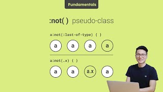 :not() CSS pseudo-class selector - 🌱 Fundamentals - CSS selectors #css #cssselectors