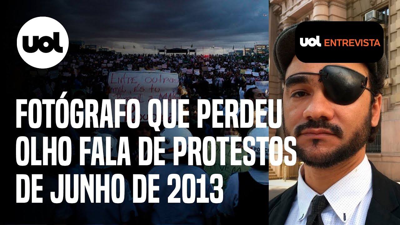 Junho De 2013 Fotógrafo Que Perdeu Olho Fala De Protestos Tratamento