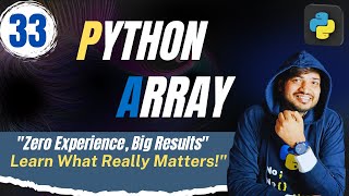 Python Array Complete Tutorial | Learn Arrays in Python Easily | CodersIndia | Rohit Tyagi