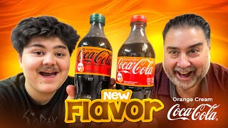 New Coca-Cola Orange Cream FIRST TASTE TEST EVER!