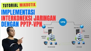 Interkoneksi Jaringan Router Mikrotik dengan PPTP-VPN