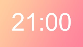 21 Minute Timer With Alarm - Alarmlı 21 Dakika Zamanlayıcı