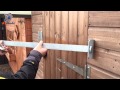 A1 ShedBAR - How to protect your shed with a door security bar A1 ShedBAR - How to protect your shed with a door security bar