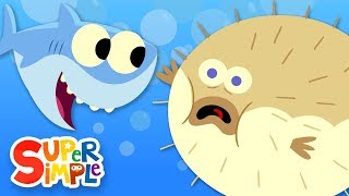 10 Little Fishies - Featuring Finny The Shark! | Kids Songs | Super Simple Songs