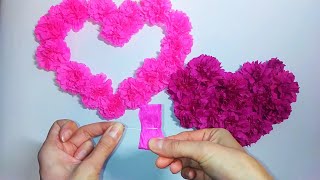 Déco Saint Valentin 💕 Idées déco pour la maison et la photo, fleurs en papier origami et coeurs