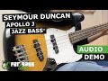 Seymour Duncan Apollo J Jazz Bass® Pickup Set Demo