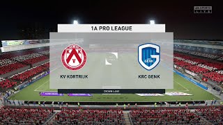 ⚽ Kortrijk vs Genk ⚽ | Belgian Pro League (07/08/2021) | Fifa 21
