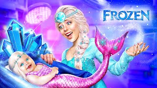 Frozen Elsa in Hospital! From Nerd to Popular Doctor