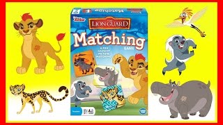The Lion Guard Matching Game with Kion, Bunga, Ono, Beshte, & Fuli!  Disney Junior Fun Games YouTube